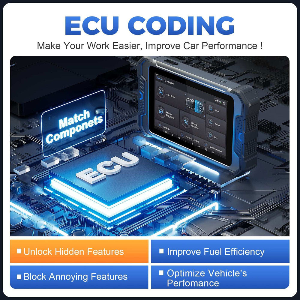 VDIAGTOOL VD80BT Lite Bidirectional Scan Tool with 28+ Maintenance Service Functions & ECU Programming