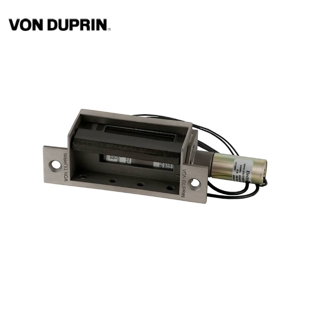 Von Duprin - 6210 - Electric Strike Mortise Locks on Single Doors - 24 VDC - Hollow Metal or Aluminum Frame - Satin Stainless Steel Finish