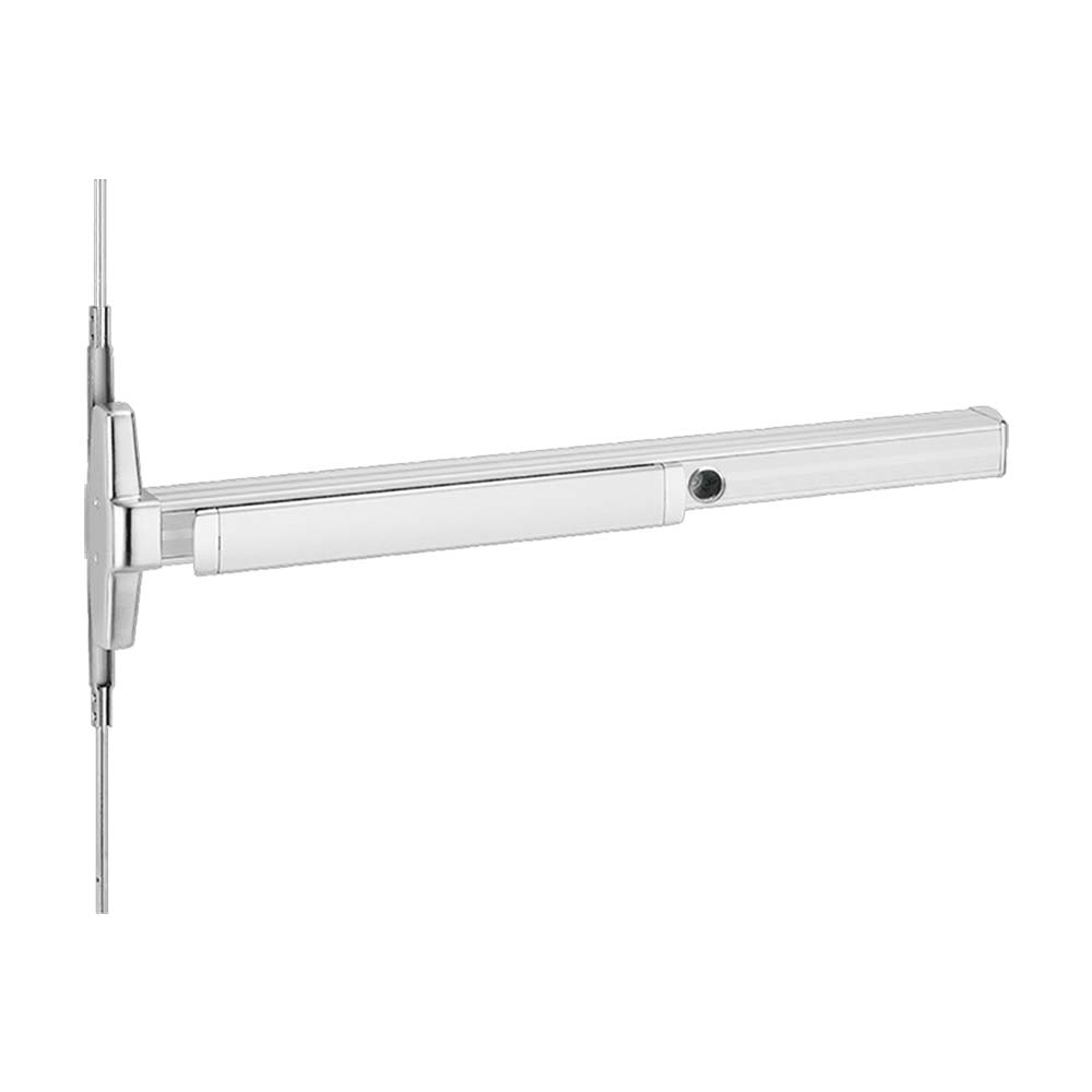 Von Duprin - CD33A47A - Concealed Vertical Rod Exit Device with Narrow Stile Pushpad - Exit Only - Less Trim - Cylinder Dogging - Grade 1