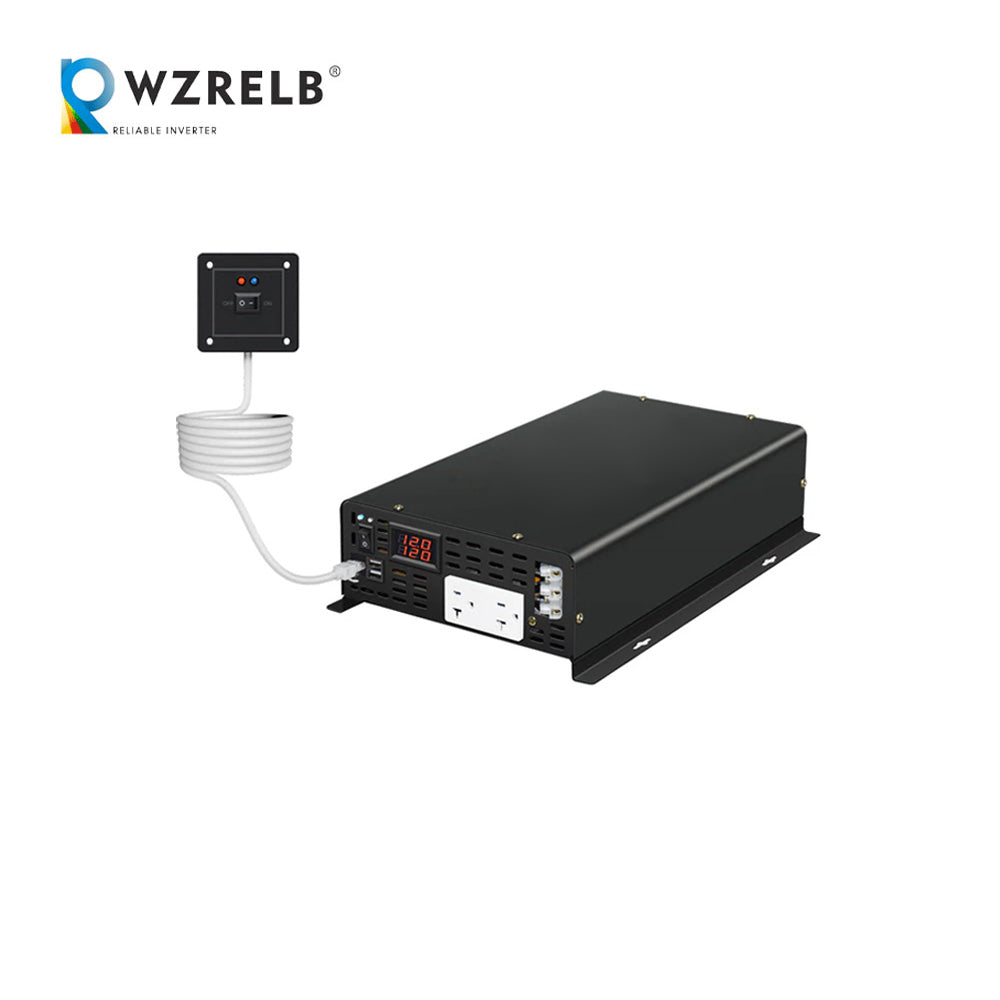 RBU5 - 1500W Power Inverter 12VDC to 120VAC Pure Sine Wave Inverter