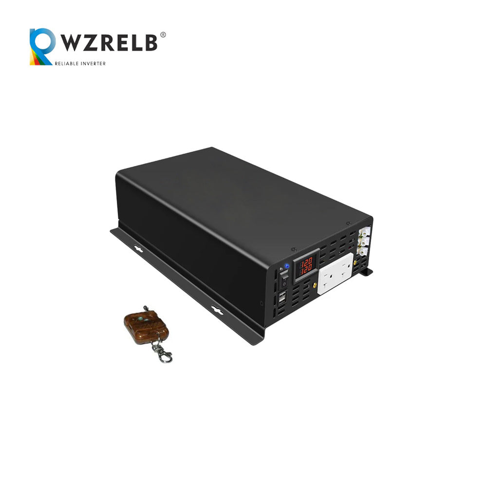 RBU5 - 2000W Power Inverter 12VDC to 120VAC Pure Sine Wave Inverter