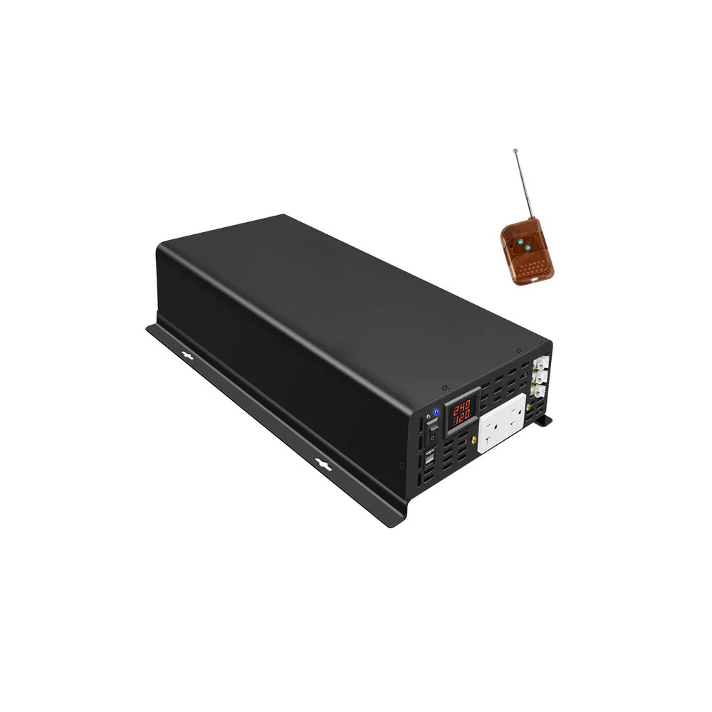 RBU5 - 3500W Power Inverter 12VDC, 24VDC and 48VDC to 120VAC Pure Sine Wave Inverter