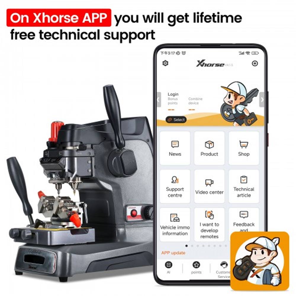 Xhorse Condor XC-002 Pro Mechanical Key Cutting Machine