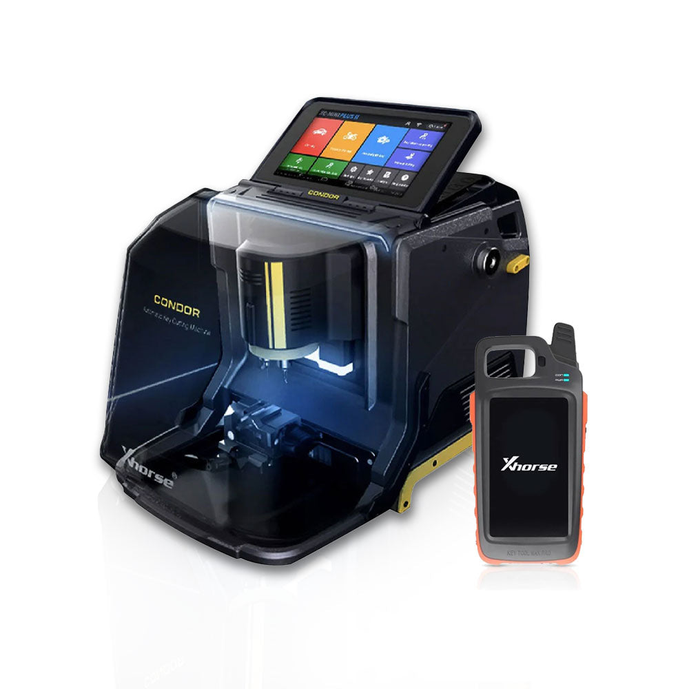 Xhorse Condor MINI Plus II Key Cutting Machine (2nd Gen) with VVDI Key Tool MAX PRO Remote Generator Bundle