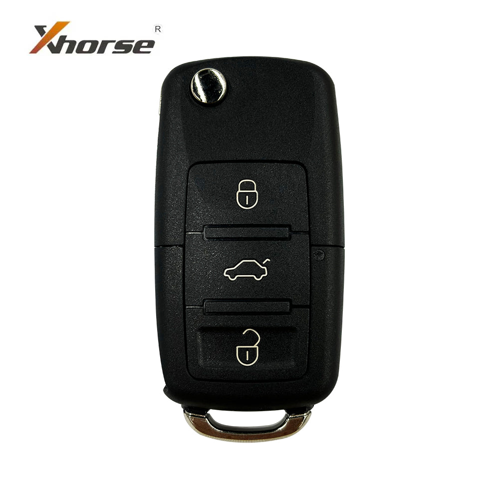 Xhorse XKB520EN - Volkswagen 2nd Generation 3-Button Wired Remote - Supports Wireless Programming