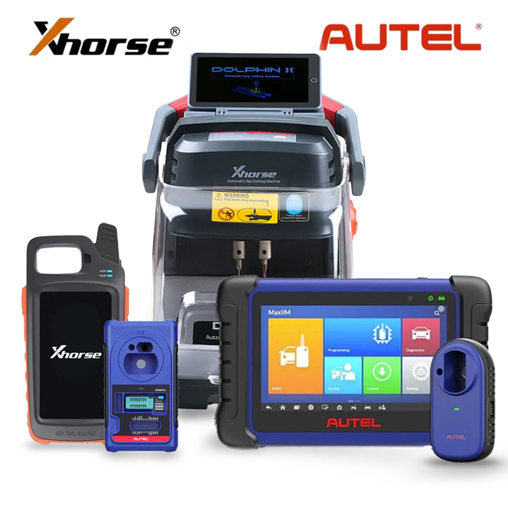 Xhorse XP005L Key Cutting Machine and Autel MaxiIM IM508S Key Programmer Bundle with VVDI Key Tool MAX PRO and XP400 PRO