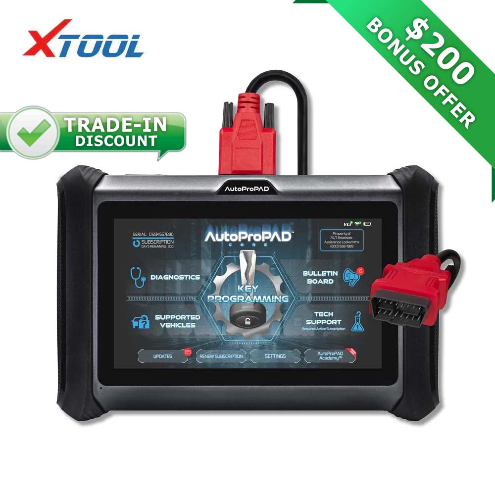 XTOOL - AutoProPAD Core Key Programmer with ALOA 2025 TRADE-IN PROMO