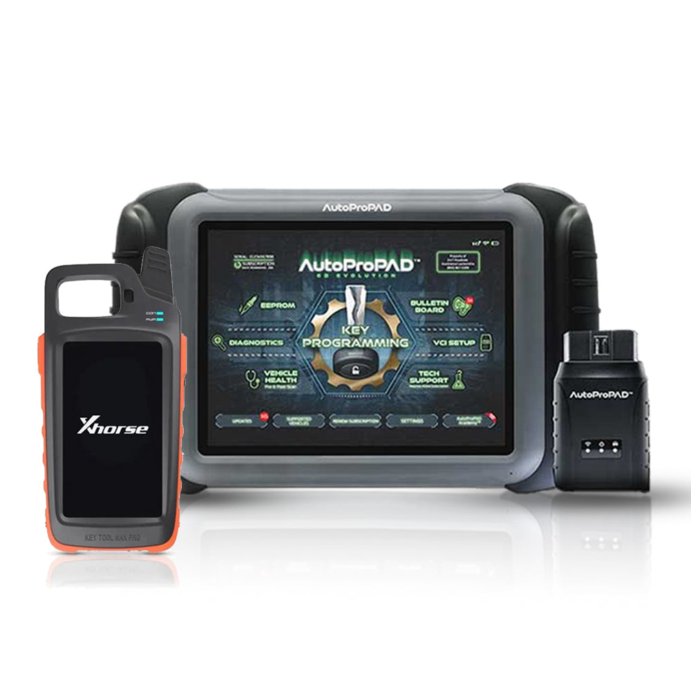 XTOOL AutoProPad G3 Evolution Key Programmer Bundle with VVDI Key Tool MAX PRO
