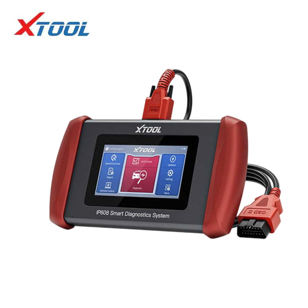 XTOOL InPlus IP608 OBD2 Automotive System Scanner Tools with Free Autel OTOFIX Programmable Smart Key Watch