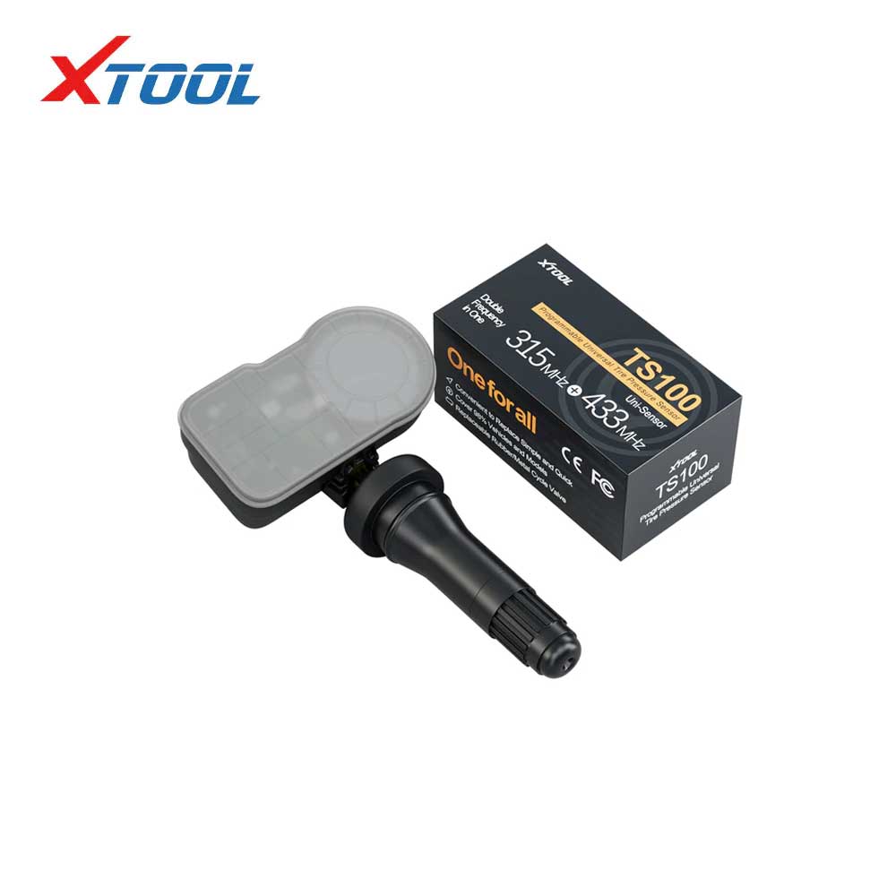 XTOOL - TS100 - Plastic Version Programmable Tire Pressure Monitoring System Sensor with Dual Frequency