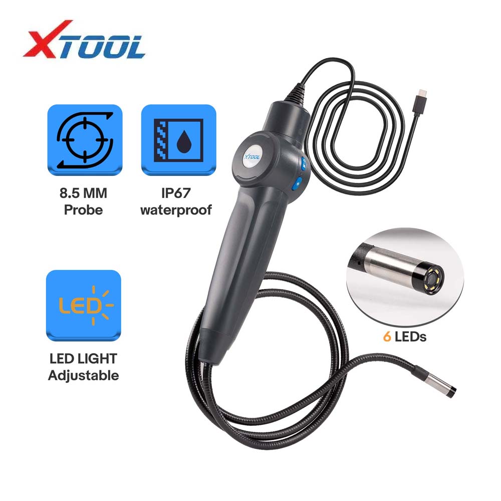 XTOOL - XV200 - HD Inspection Endoscope Camera for D7S D7W D8 D8S D8W D9S D9S PRO