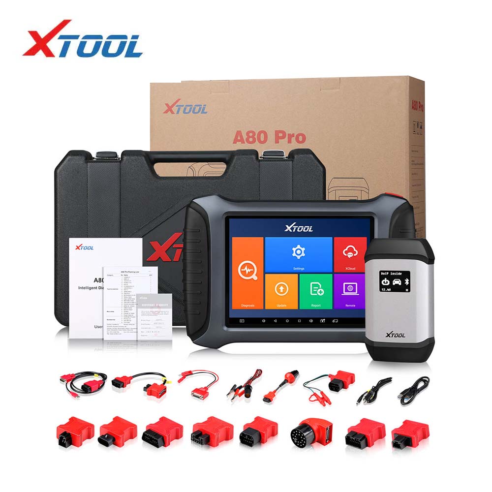 XTOOL - A80 Pro OE-Level Full System Diagnosis Tool with IMMO/ECU Coding/Special Function Compatible with KC501/KS-1/KC100