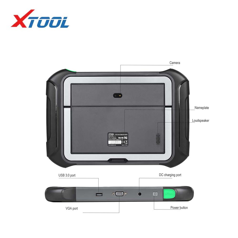 XTOOL - D9 EV Electric Vehicles Bidirectional Diagnostic Tool with Battery Pack Detection Active Test and ECU Coding