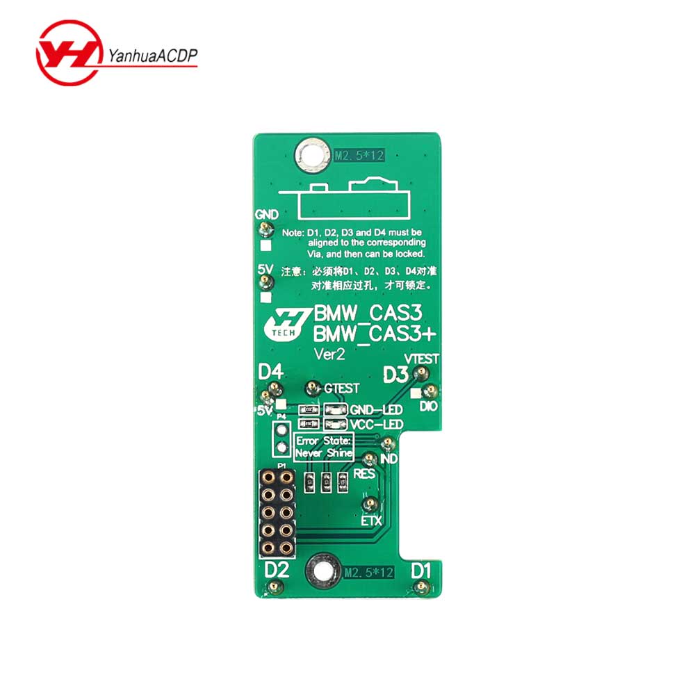 Yanhua ACDP BMW-CAS3 Interface Board for BMW CAS3/CAS3+/CAS3++ EEPROM PFLASH Read and Write No Need Soldering