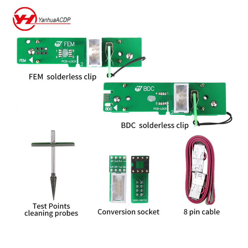 Yanhua FEM/BDC Special Programming Clip - No Need to Remove and Solder Chip when Pre-Processing BMW FEM/BDC 95128/95256 Chip Modules