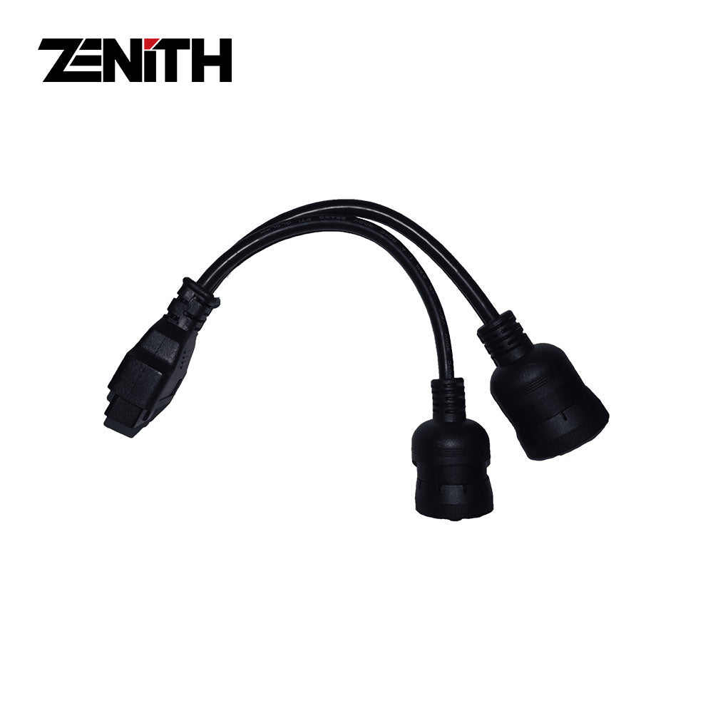 ZENITH EZ0CB022 J1939 9P - 6P 24V Adapter for SAE J1939 Compatible Commercial Vehicles