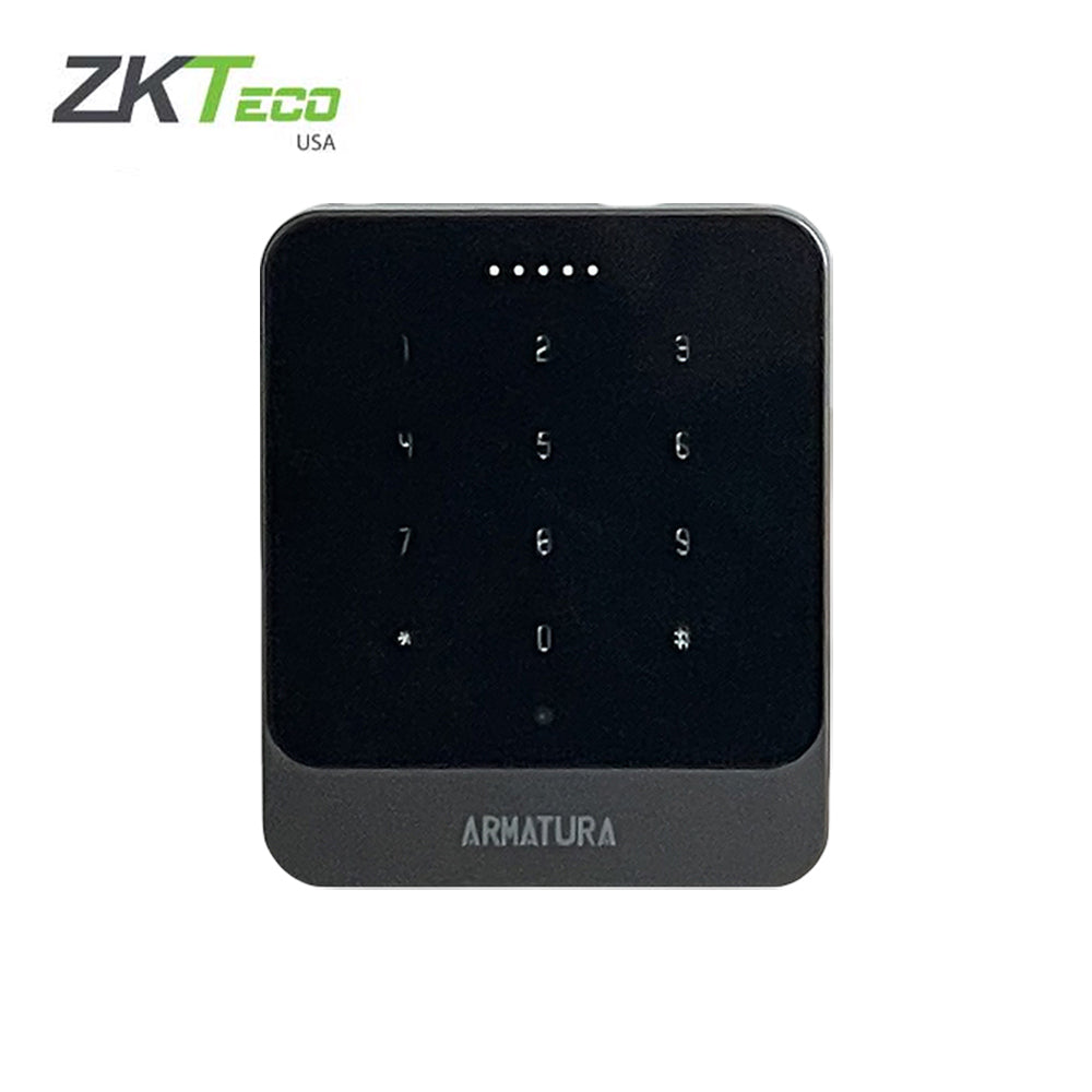 ZKTeco - AMT-EP20CKQ-M - Atlas Series QR Code Scanner with Multi-Tech Smart Reader and Touch Keypad, Single Gang, 13.56 MHz Bluetooth