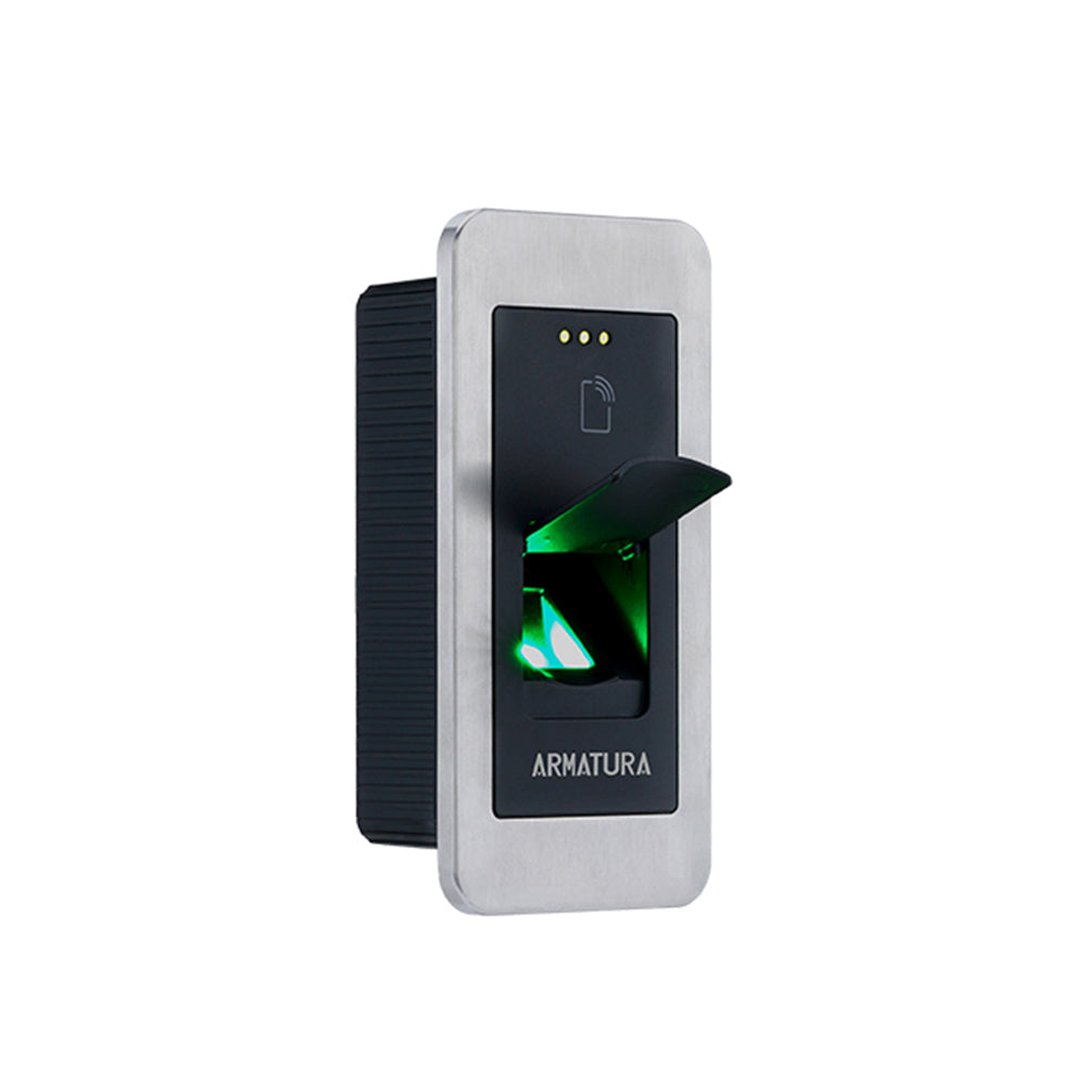 ZKTeco - AMT-EP30CF-M - Multi-Tech Fingerprint Reader with Bluetooth 13.56MHz Proximity - Single Gang Mount