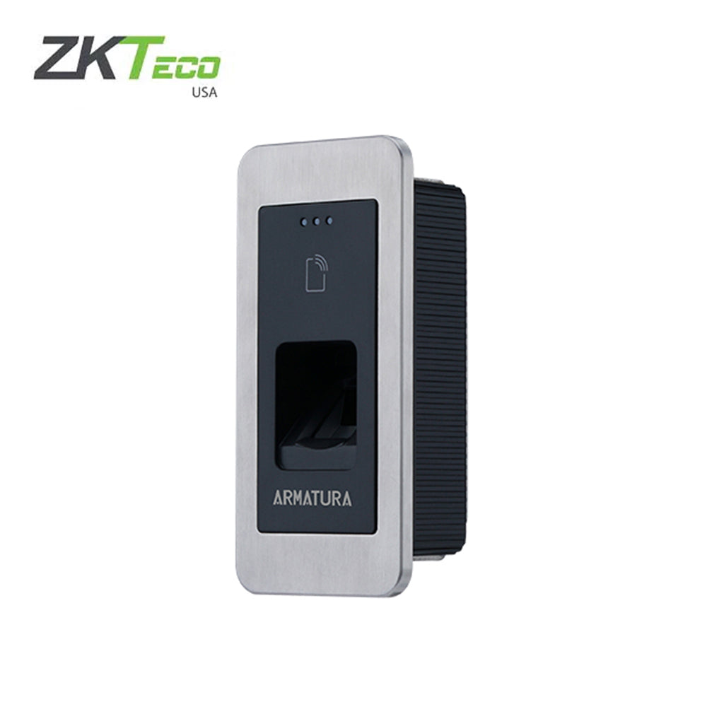 ZKTeco - AMT-EP30CF-M - Multi-Tech Fingerprint Reader with Bluetooth 13.56MHz Proximity - Single Gang Mount