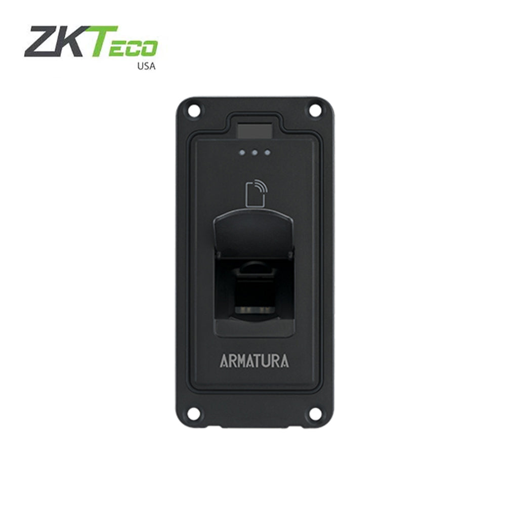 ZKTeco - AMT-EP30CF-M - Multi-Tech Fingerprint Reader with Bluetooth 13.56MHz Proximity - Single Gang Mount