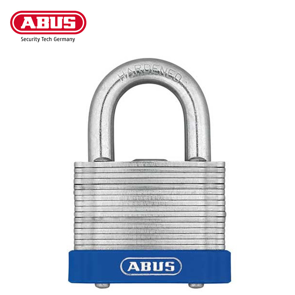 ABUS - 41/50 B - Eterna Laminated Steel Padlock Blue Bumper - KA - 2-3/32" Width