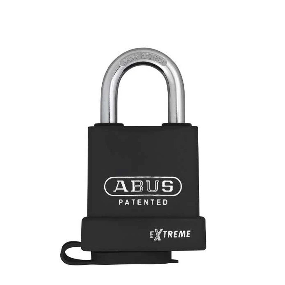ABUS - 83WP-IC/53 - EXTREME Black Coated Steel Padlock - S2 - LFIC Interchangeable Core - 2-1/4" Width