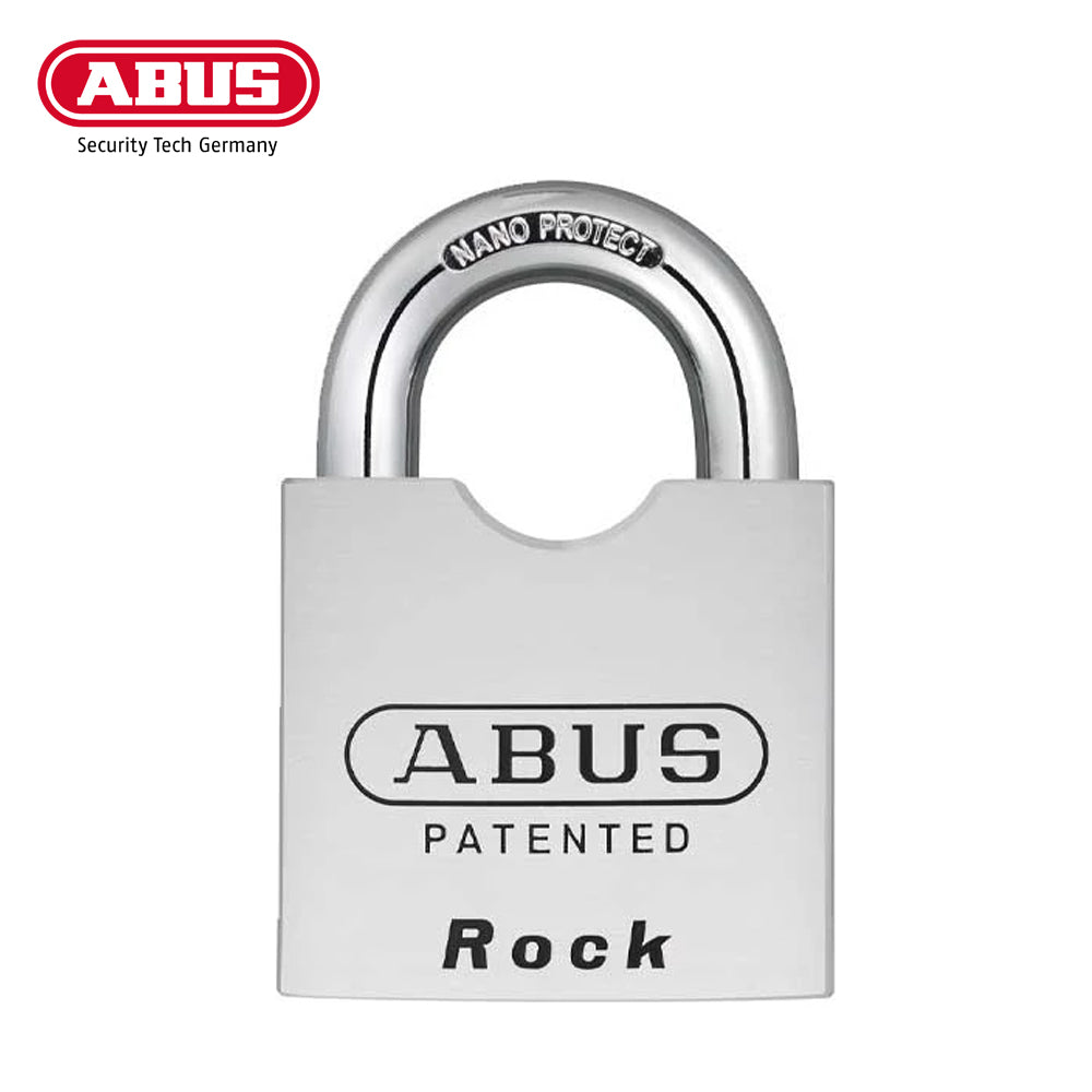 ABUS - 83/80-3000 - The Rock 83 - Hardened Steel Padlock - 0 Bitted - Rekeyable - 3-5/32" Width