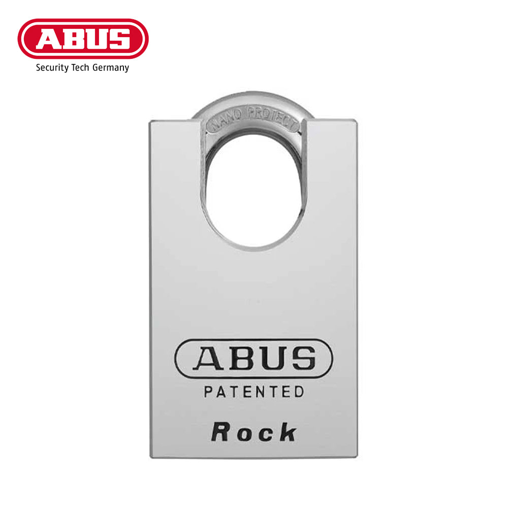 ABUS - 83CS/55-3000 - Chrome Plated Hardened Steel Padlock w/ Shackle Guard - S2 - Schlage C-L - 5/6 Pin - Rekeyable - 2 11/64" Width