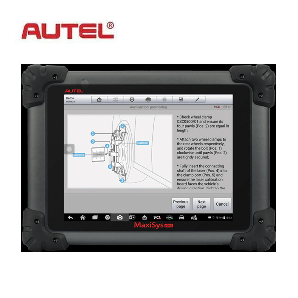 Autel MaxiSys ADAS Wheel Clamp V1 Laser Positioning