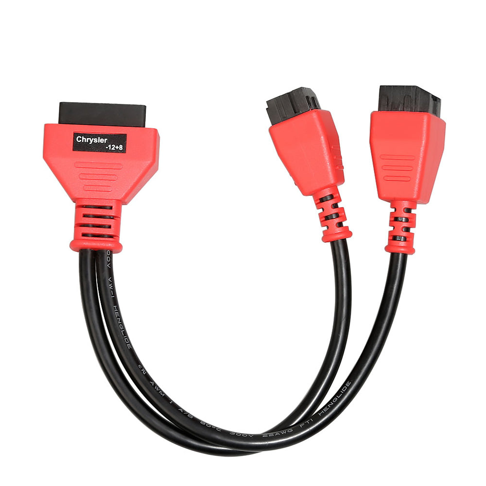 ECS AUTO PARTS Chrysler 12+8 Cable Adaptor for Autel MaxiSys Elite/ MS908/ MS908P/ MS908S Pro