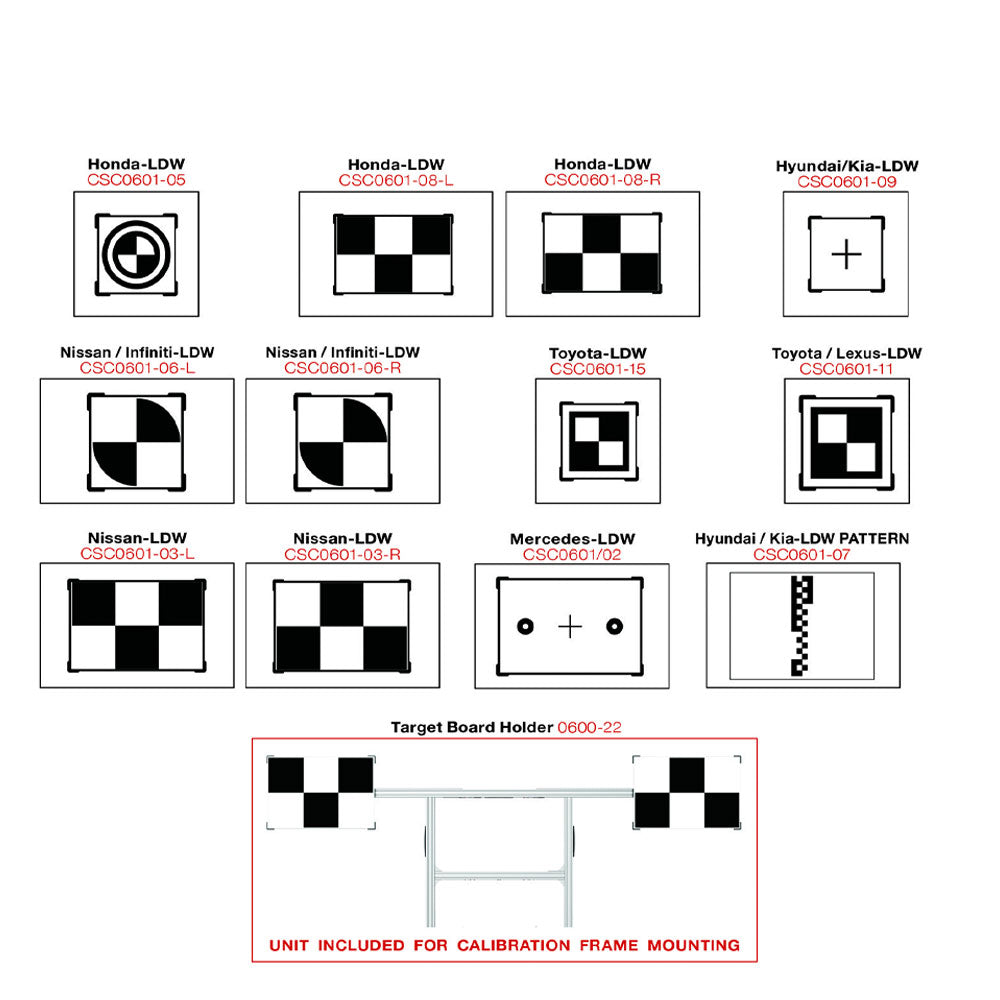 Autel LDWTARGET1 ADAS Lane Departure Package 1