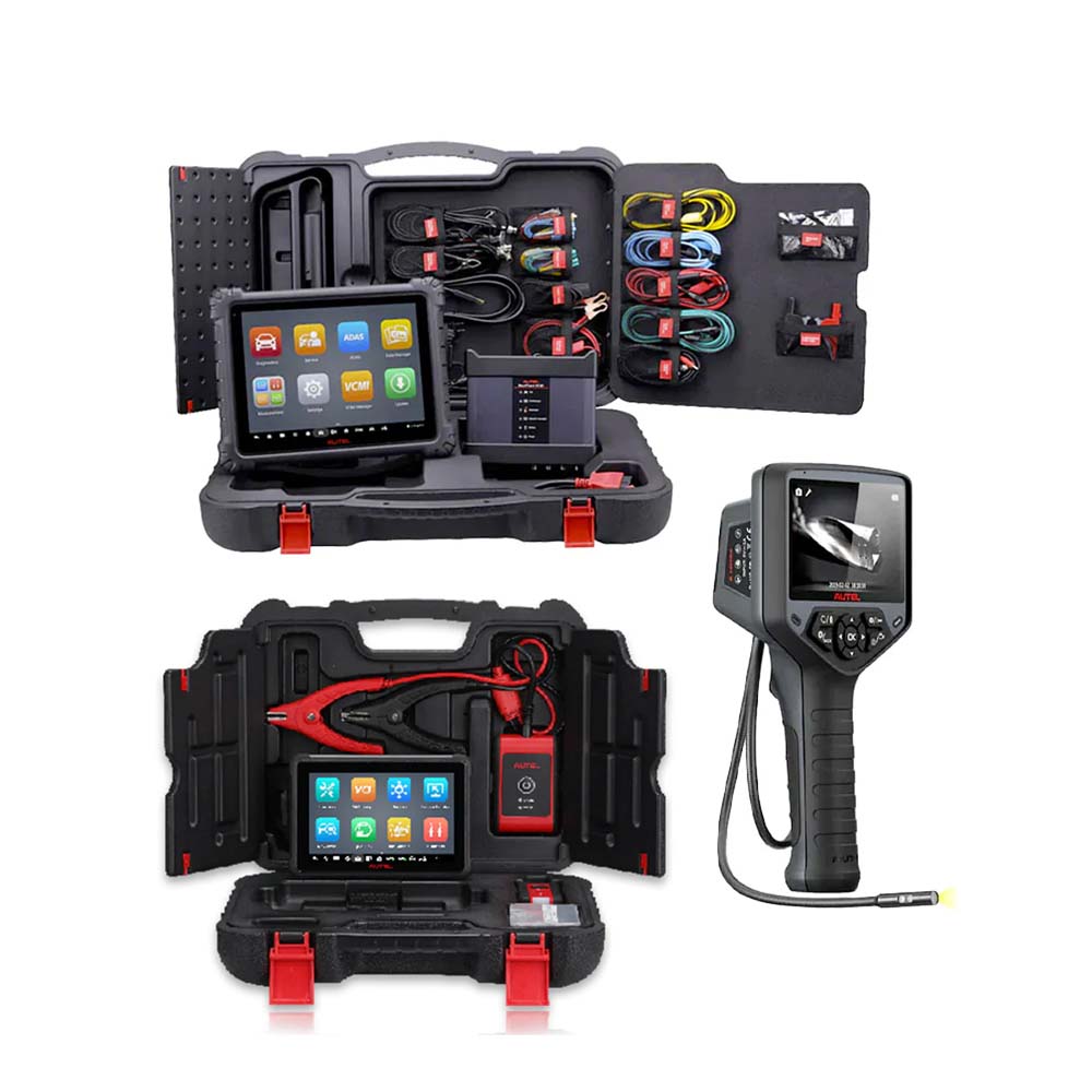 Autel MaxiSys Ultra with MaxiFlash VCMI and MaxiBAS BT609 and MV480 Digital Videoscope