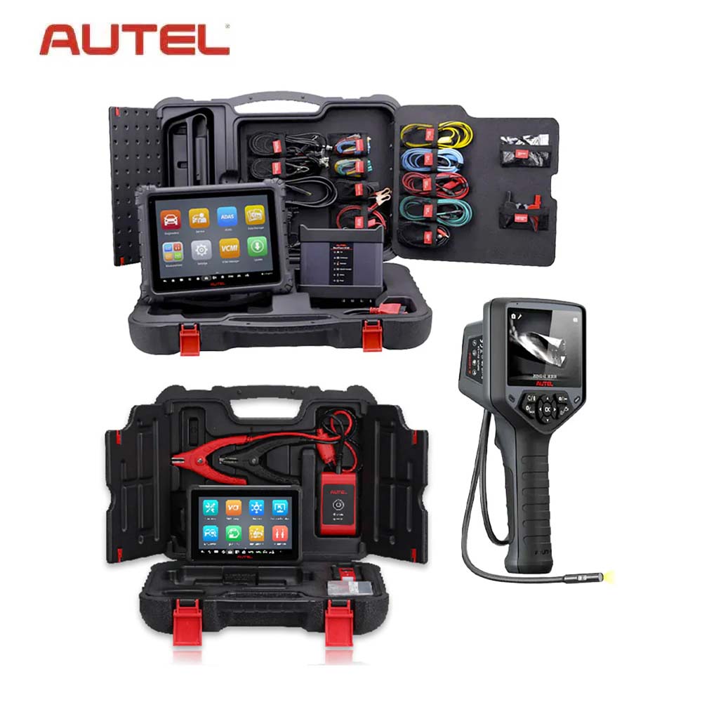 Autel MaxiSys Ultra with MaxiFlash VCMI and MaxiBAS BT609 and MV480 Digital Videoscope
