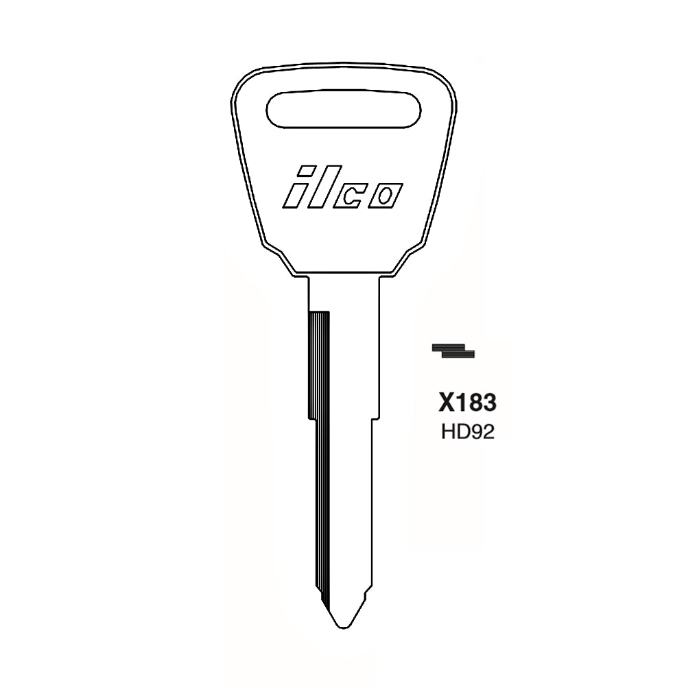Acura Key Blank - HOND-40D / HD92 (Packs of 10)
