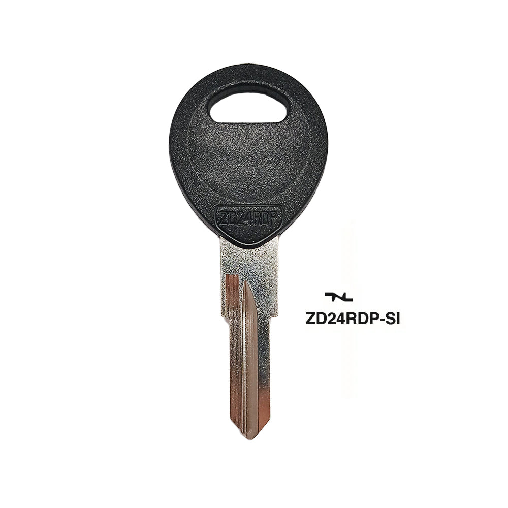 Suzuki BMW Ducati Honda Triumph Yamaha Zadi Motorcycle Key Blank - ZA-9.P1 / ZD24RDP-SI