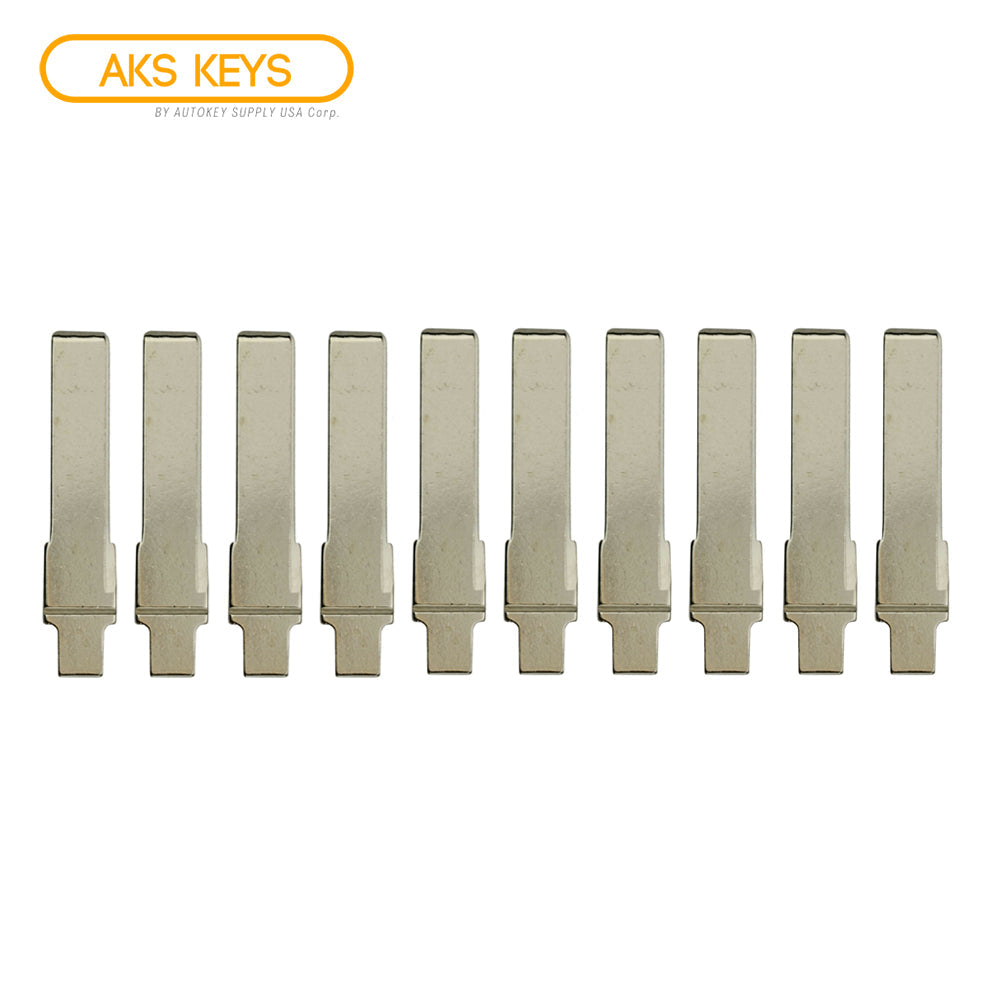 2005 - 2015 Audi Remote Flip Key Blade (10 Pack)