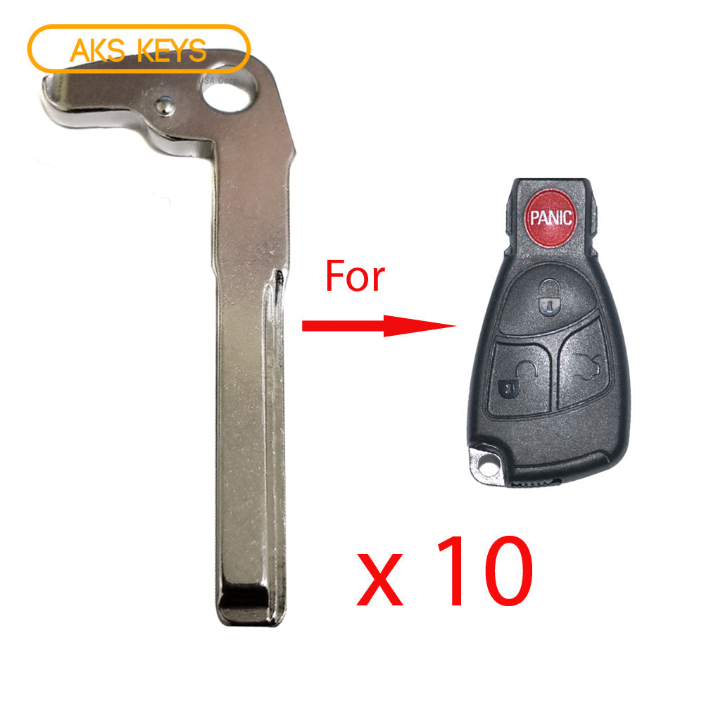 2006 - 2009 Mercedes Benz Emergency Key (10 Pack)