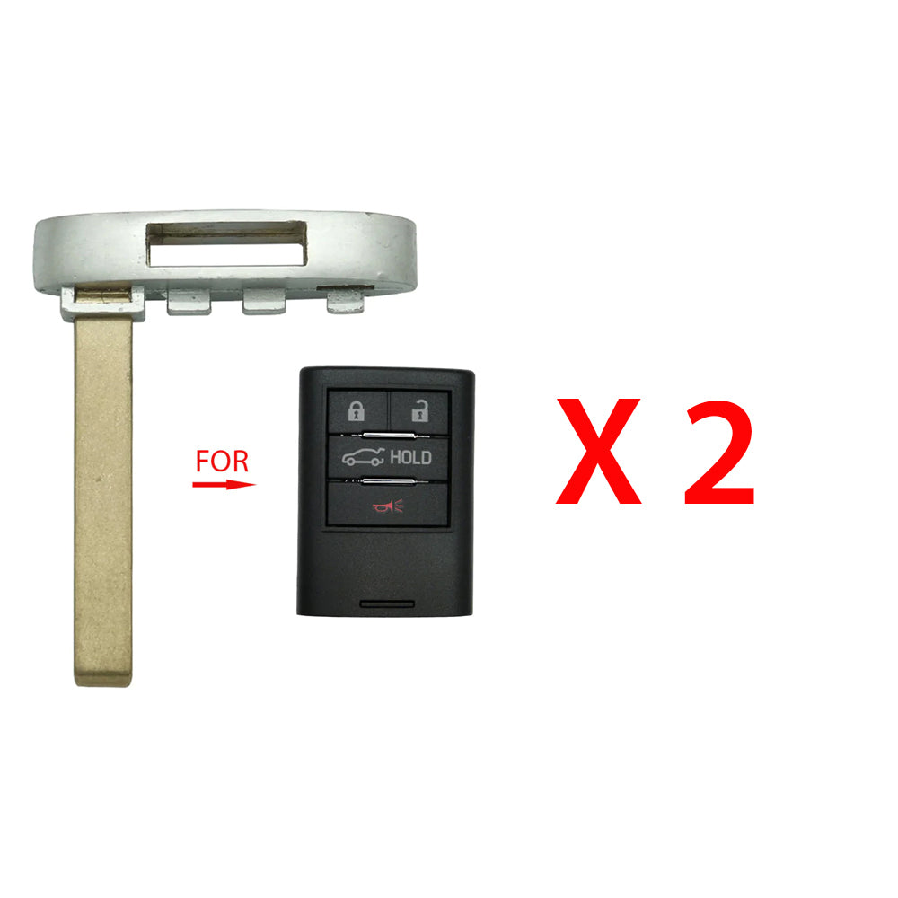 2010 - 2020 Cadillac Chevrolet Emergency Key - HU100