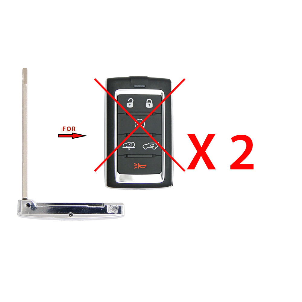 2021 - 2023 Jeep Emergency Key - Y159 (2 Pack)