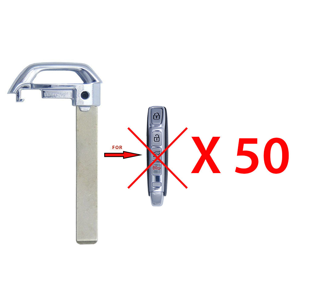 2020 - 2024 Kia Smart Key Uncut Emergency Key Blade - KK12 (50 Pack)