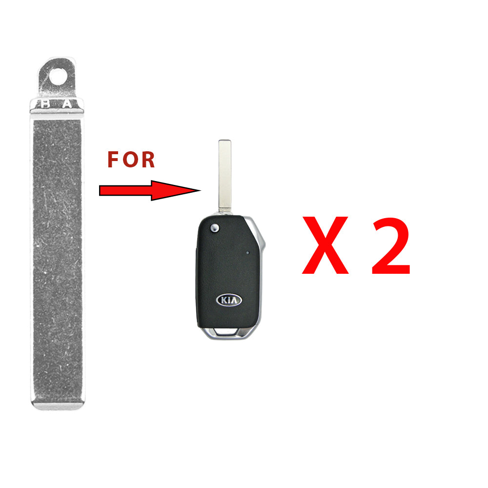 2018 - 2023 Hyundai Kia Remote Flip Key Blade (2 Pack)