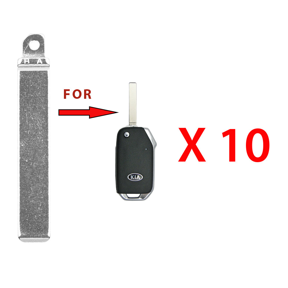 2018 - 2023 Hyundai Kia Remote Flip Key Blade (10 Pack)