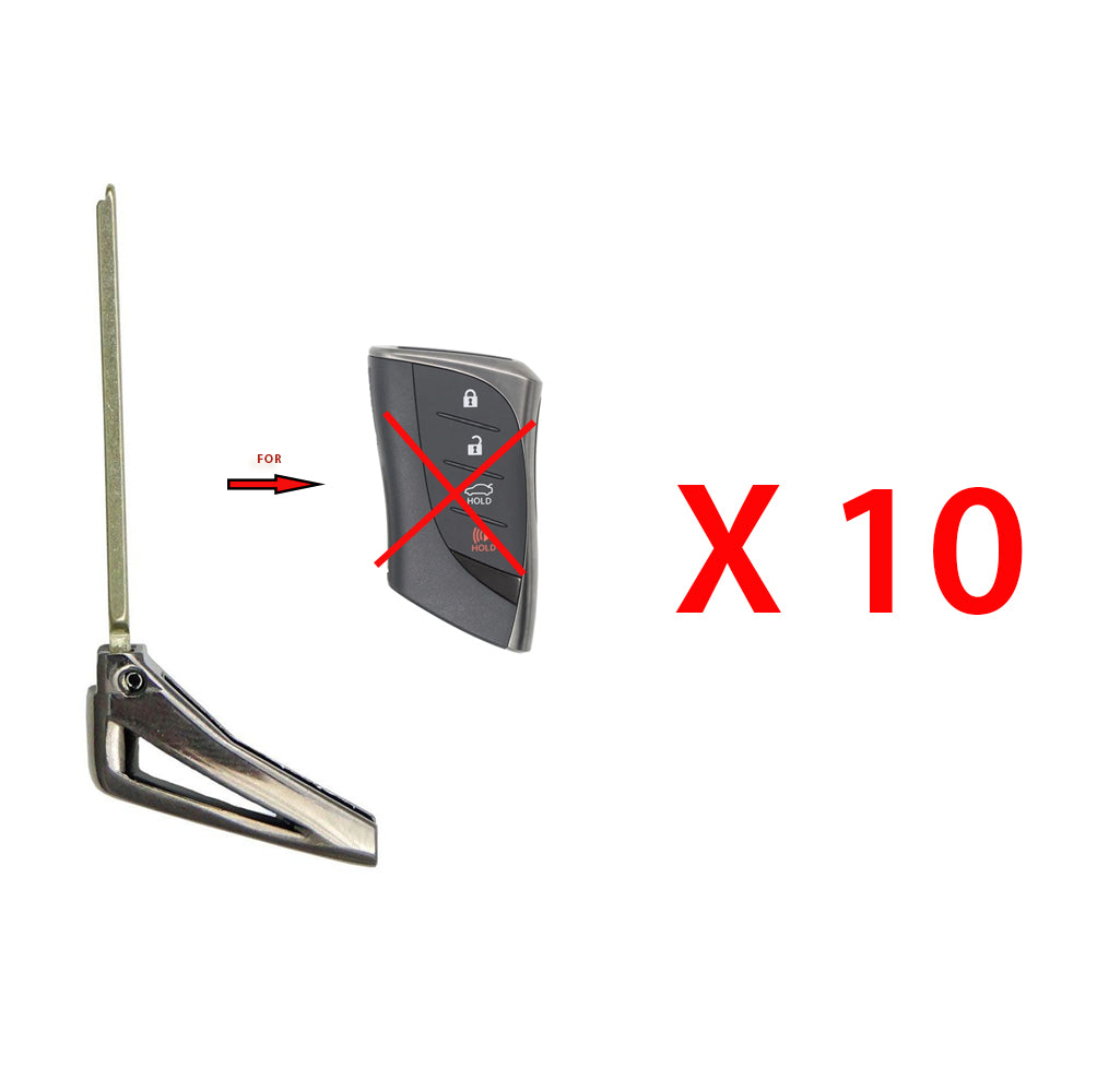 2018 - 2025 Lexus Emergency Key - High Security (10 Pack)