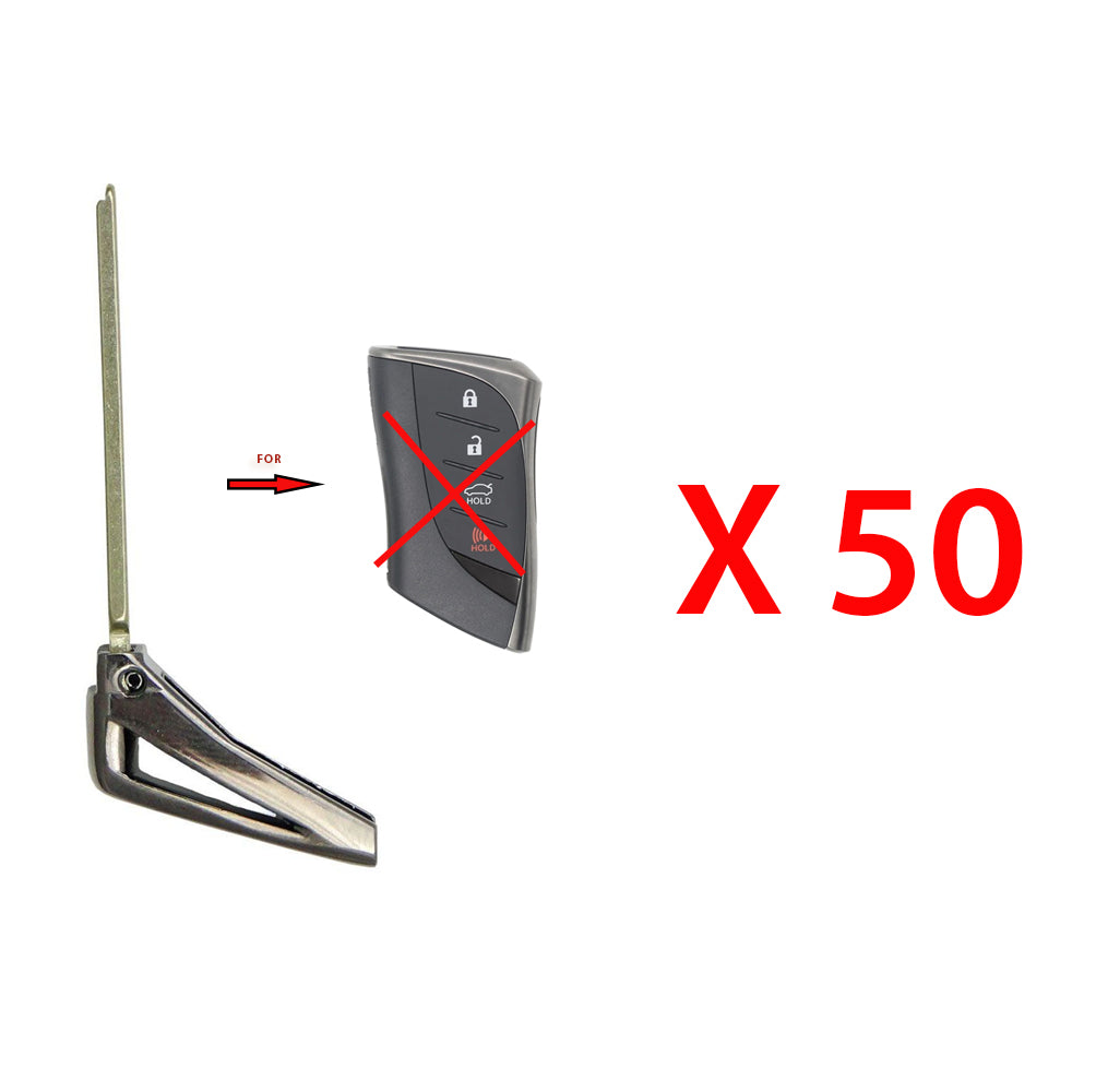 2018 - 2025 Lexus Emergency Key - High Security (50 Pack)