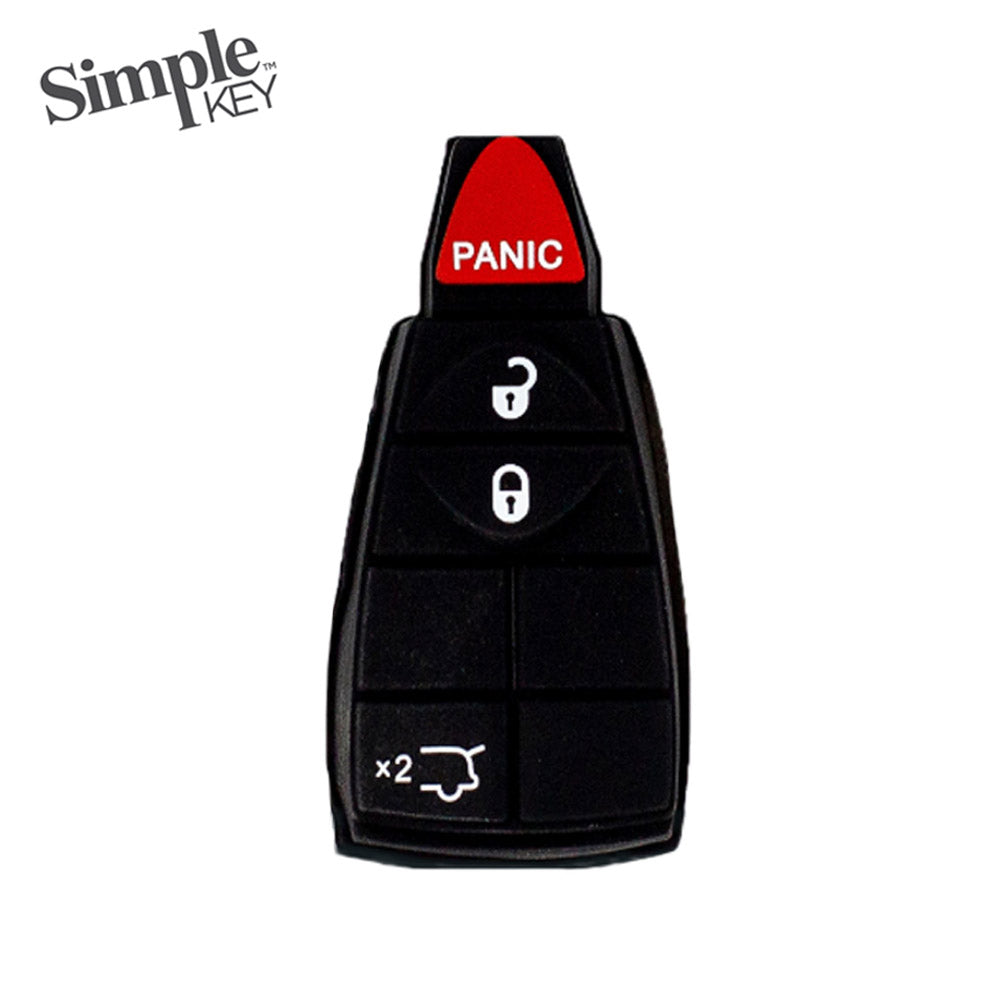 Simple Key 4 Button Fobik with Trunk/ Panic, 4 Button Hatch Button Pad CDFO-E4TZ0SK and EZ Installer Programmer