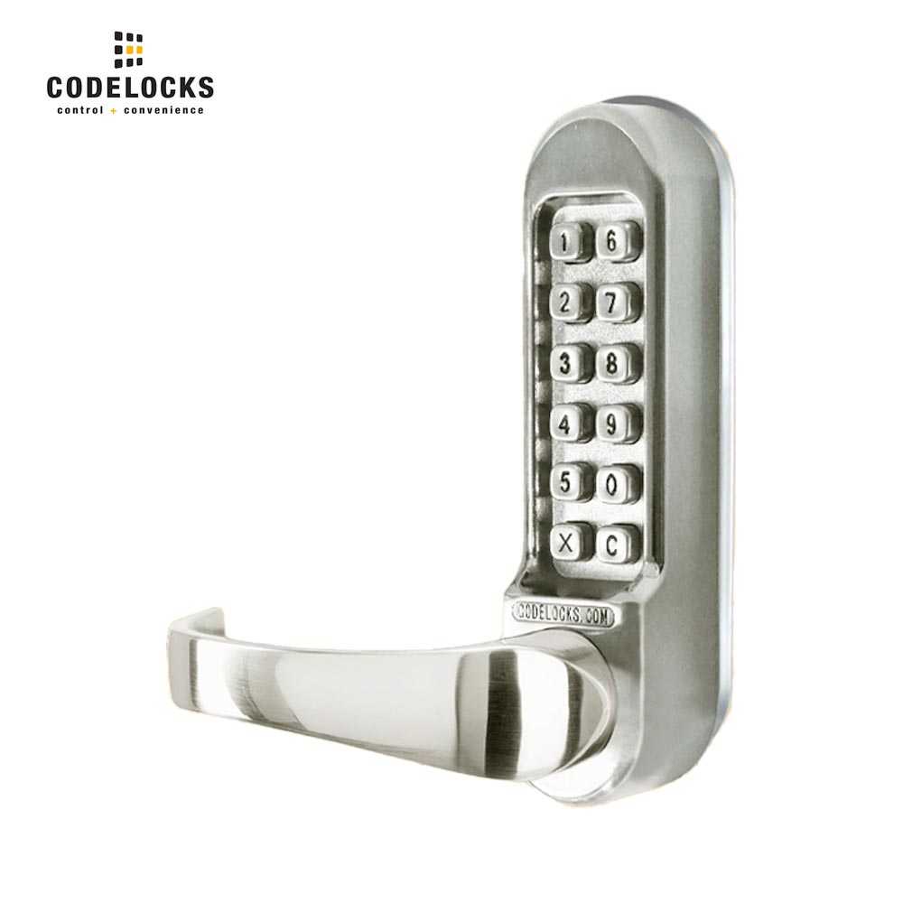 Codelocks CL510 SS Tubular Latchbolt Heavy Duty Mechanical locks, Stainless Steel