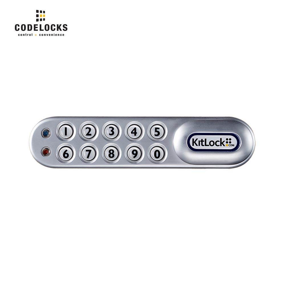 Codelocks KL1000 Classic+ Silver Grey Electronic KitLock Locker Lock - Left Hand/Right Hand