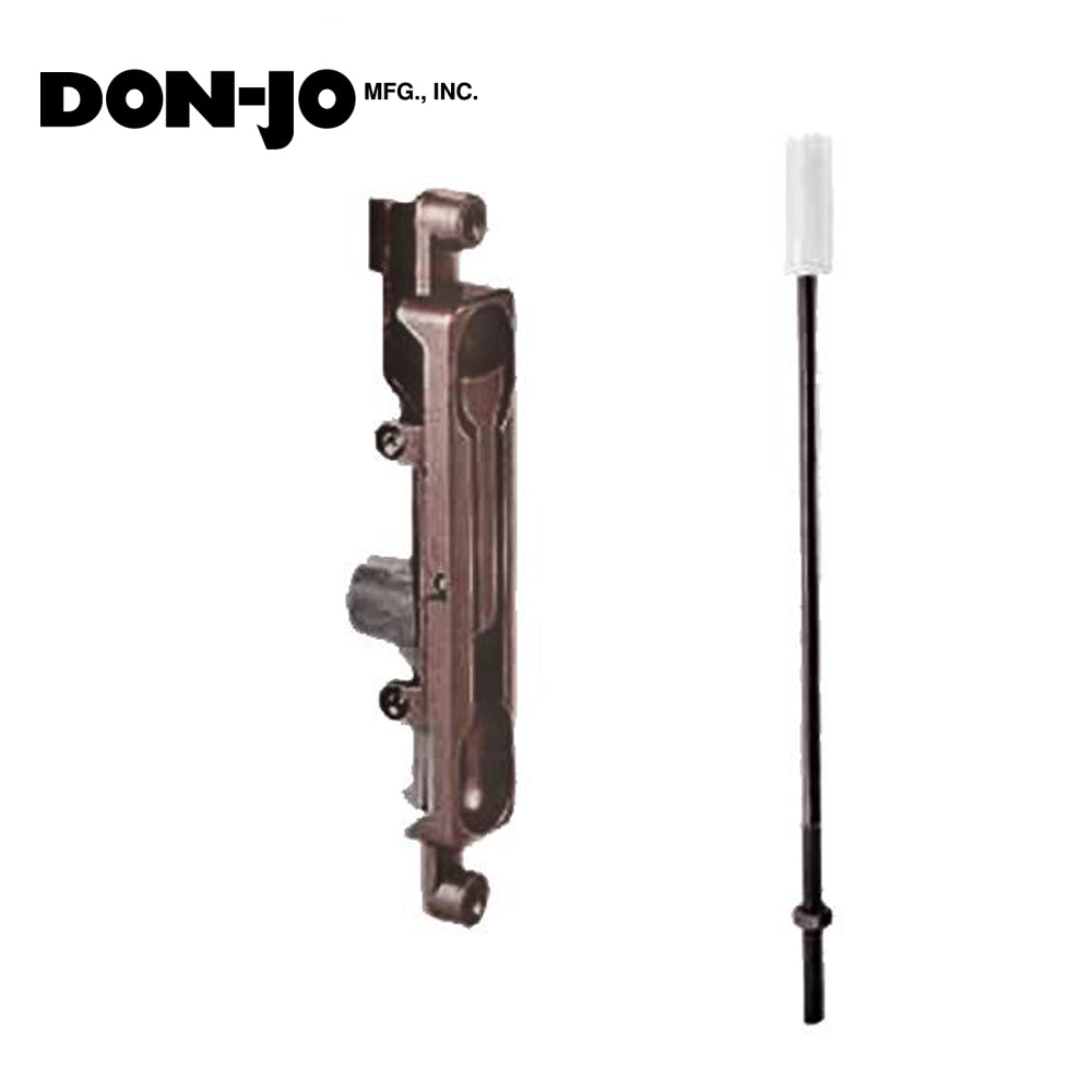Don-Jo - 1550-DU - Aluminum Door - Flush Bolt 1550 - 1/8" - Duranodic (ORB)