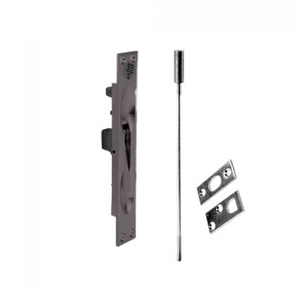 Don-Jo - 1555-613 - Aluminum Door - Flush Bolt 1555 - 12" - Duranodic (ORB)