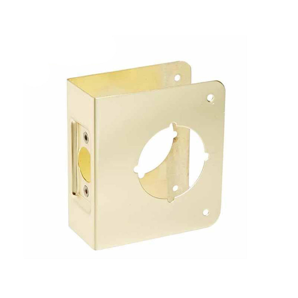 Don-Jo - Wrap Plate 61 - 2-3/8 - 1-3/4 Doors - Polished Brass (61-PB-CW )
